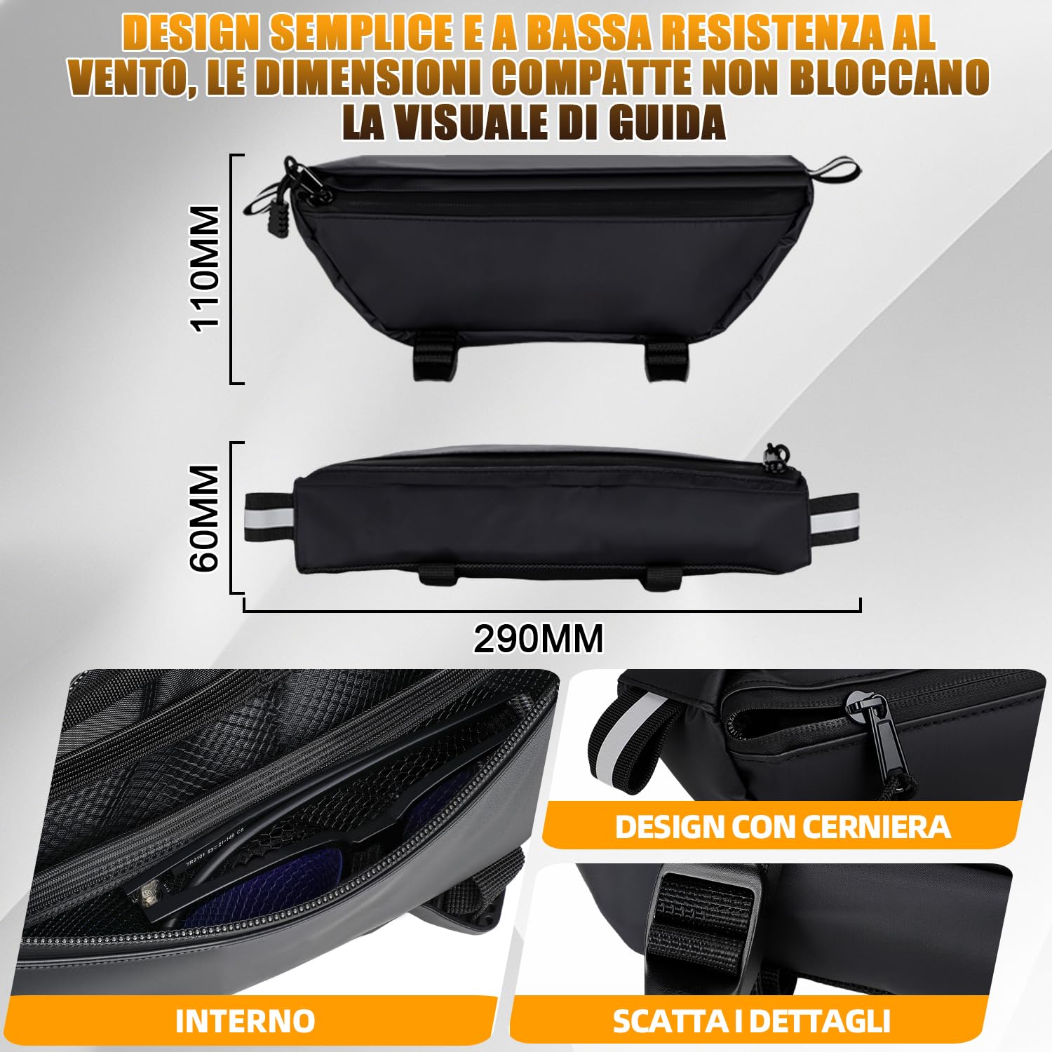 Borsa da manubrio per moto impermeabile 22 mm/28 mm Surron X Talaria Sting X3 MX3 MX4 MX5