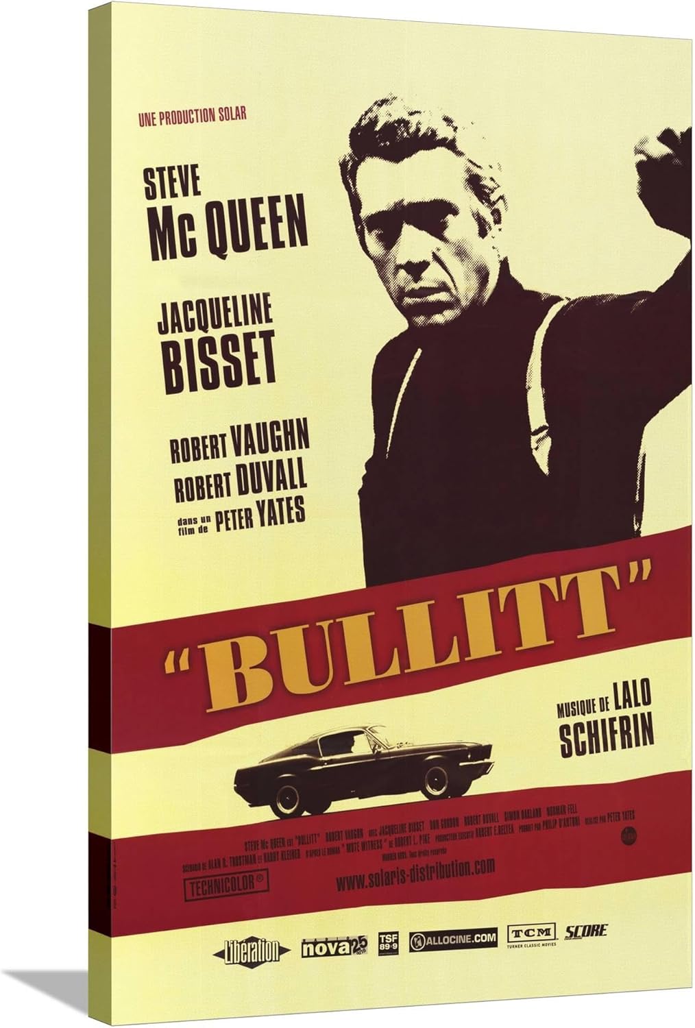 AllPosters Wall Art Print Bullitt, French Movie Poster, 1968, 12x18