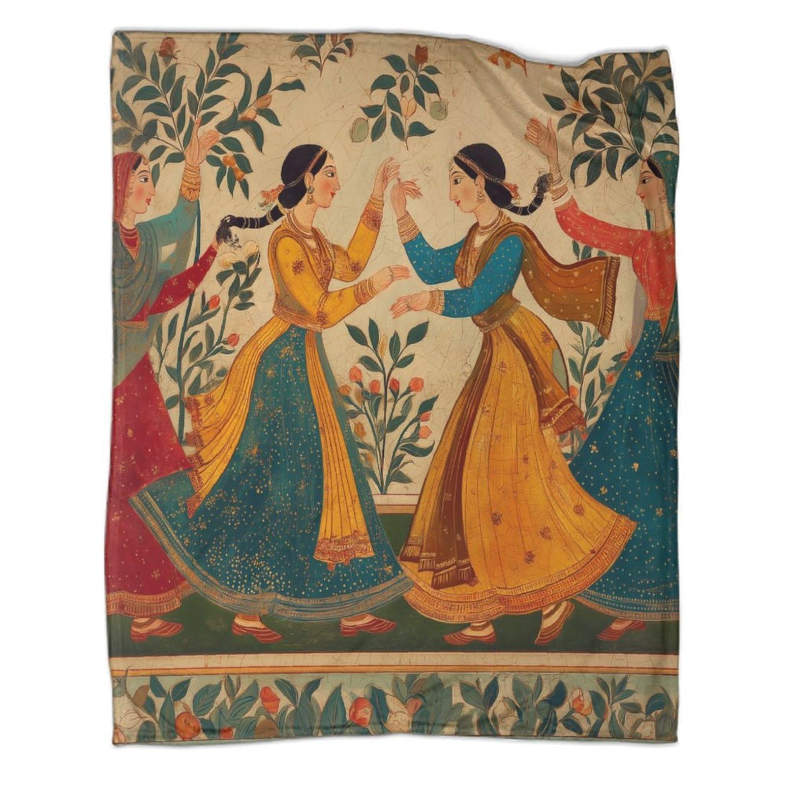 kaiyun Women Dancing at A Wedding Printed Blanket 3D Design Bedspread Soft Warm Microfiber Throws And Patchwork Quilts 40x50inch(100x130cm)