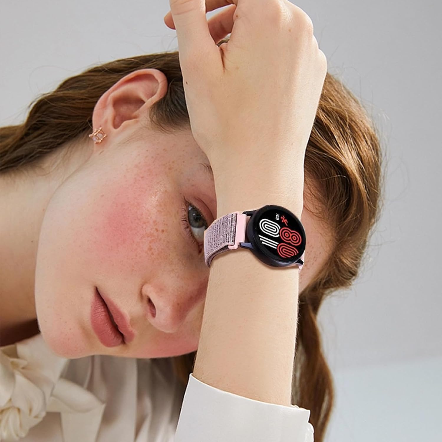 Sport Loop Nylon Band18mm 19mm 20mm 22mm Watch Band Quick Release,Soft Fabric Nylon Adjustable Rugged Velcro Replacement Wristband Strap for Men Women - Image 6