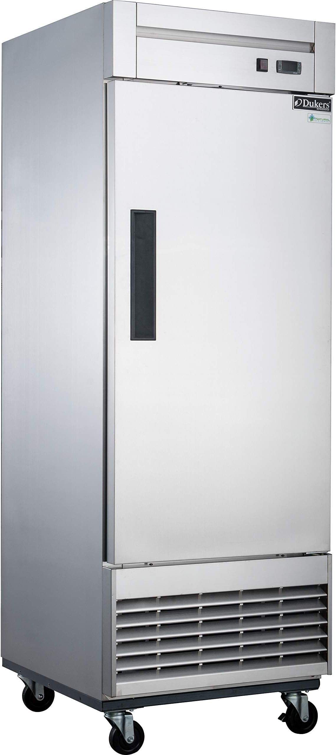 Dukers D28F 17.7 cu. ft. Single Door Commercial Freezer in Stainless Steel