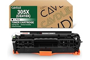 Refreshed 305X Black Toner Cartridge Replacement for HP 305X 305A