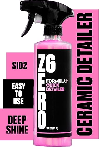 Miniatura 8 de Zero Six Ceramic Quick Detailer Spray - Brillo profesional para automóviles con revestimiento de cerámica avanzado  Brillo superior, protección de