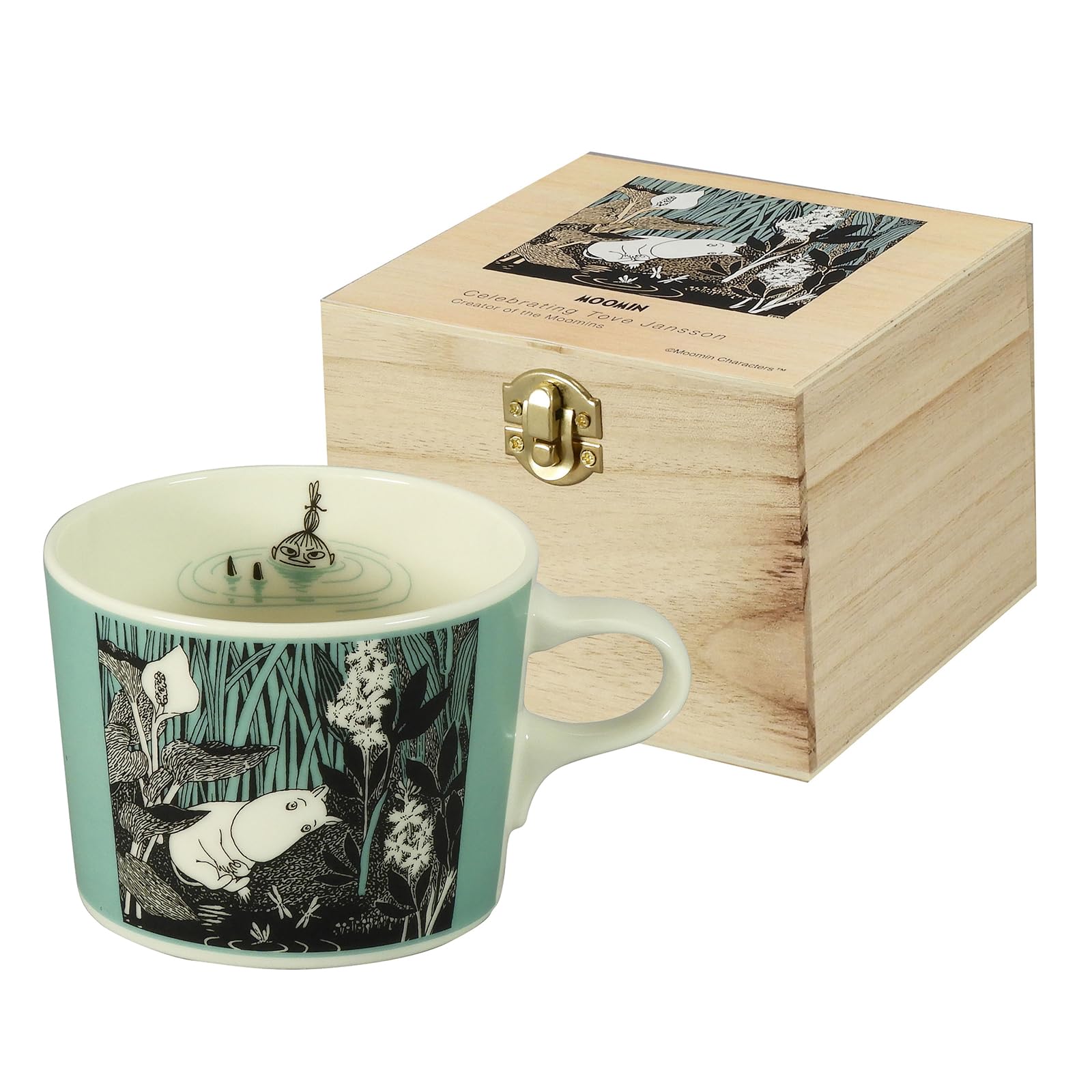 Amazon.co.jp: MOOMIN (ムーミン) マグカップ 約260ml 木箱入 セレブ