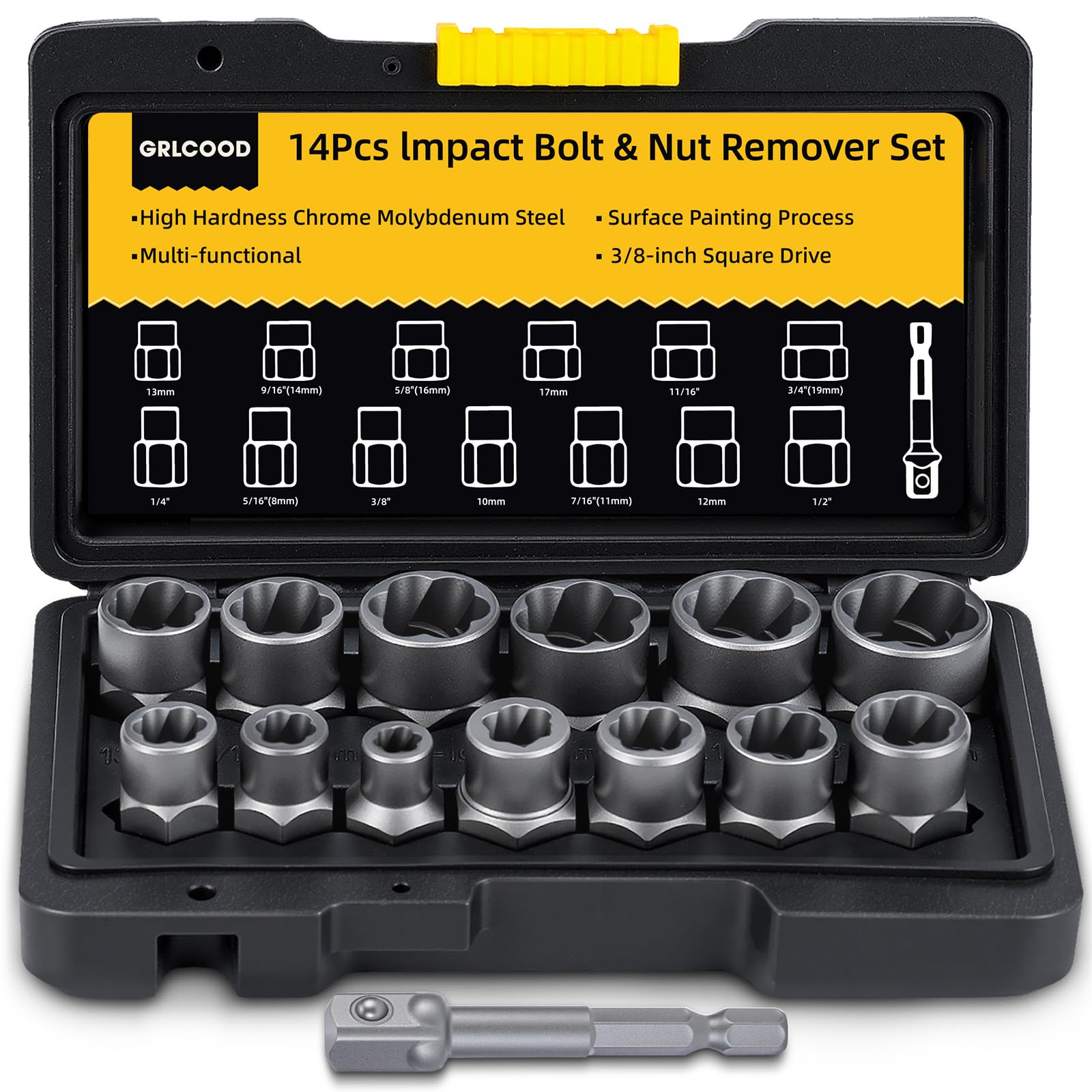 Bolt Extractor Kit - Remove Stripped Nuts & Bolts -1 Bolt Extractor Kit - Remove Stripped Nuts & Bolts -1