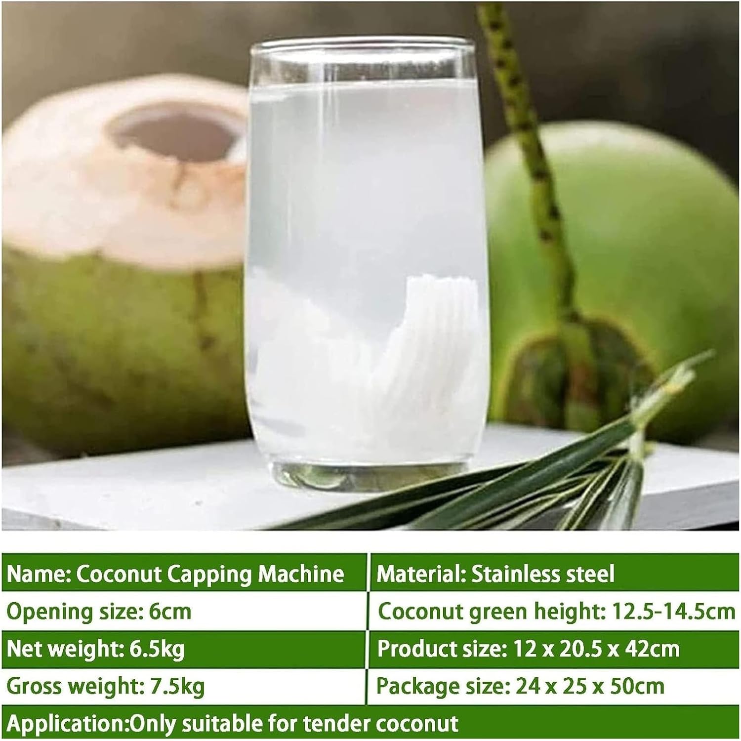 Adjustable Vertical Coconut Hole Opener Tool for Tender Coconuts - Manual Coconut Puncher for Home and Commercial Use(Black)