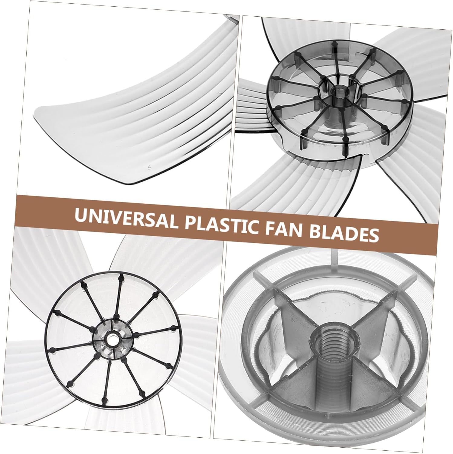 Gadpiparty 2pcs Fan Blades Replacement Plastic Fan Arms for Simple to Install Clean Durable