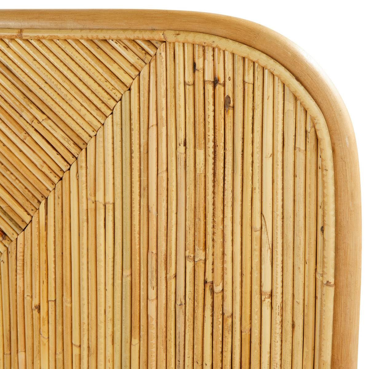 Atmosphera Créateur d'intérieur - Tête de Lit Tanae en Rotin - Beige - 160 x 103 cm - Style Bohème - pour Lit 2 Personnes, Chambre