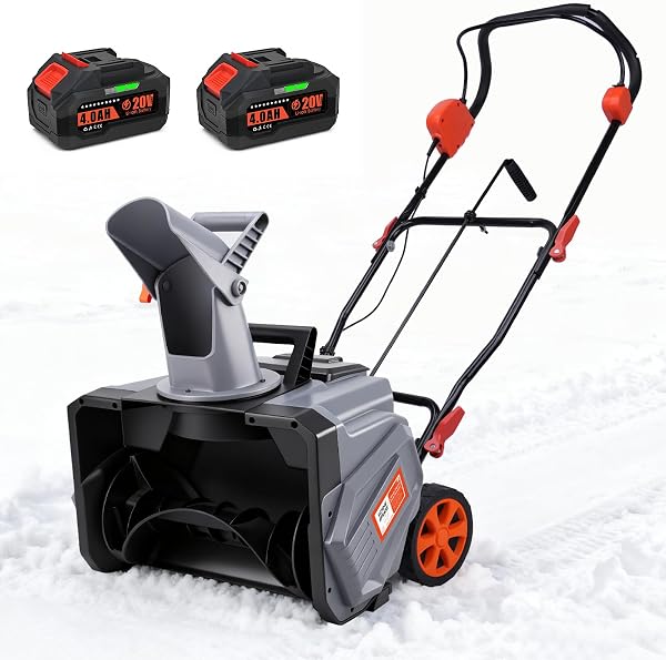 PLODAXE Akku Schneefräse 46cm 40V