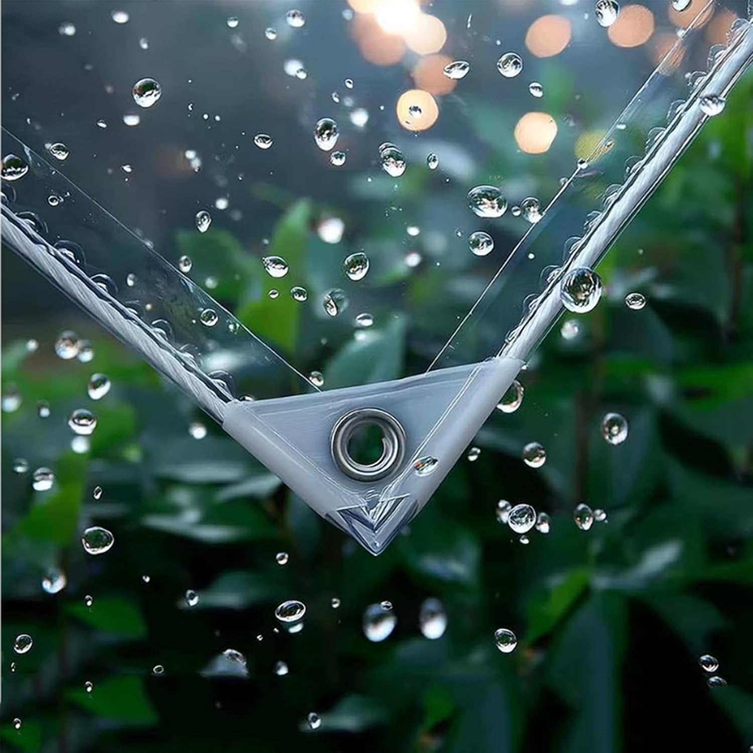 防水シート ビニールシート 、屋外 PVC 透明ビニールシート 、植物保護カバー テラス バルコニー 、防雨 防風 防塵防寒 UVシ