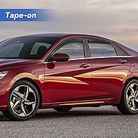 Vista 287 de Viseras de ventana in-Channel, protectores contra la lluvia para 2011-2023 Dodge Charger, visores de ventilación de ventana con deflectores