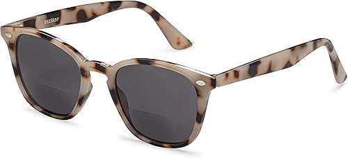 Miniatura 1 de grinderPUNCH Bifocal Gafas de sol lectores ojo de cerradura retro cuadrado cuerno con borlas semi gato ojo lectura gafas de sol