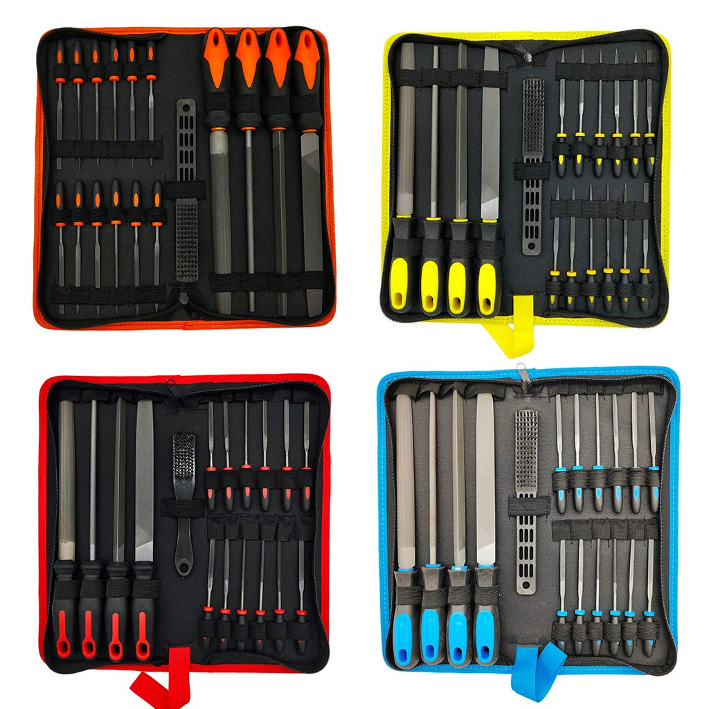 Shaping Tool - Juego de limas de metal, 17 unidades, juego de limas multiusos para limas de metal, trabajo y madera