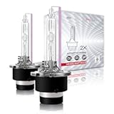 Sinoparcel D2S Xenon HID Headlight Bulbs - 10000K 35W High Low Beam 66240 85122UB 66040 Replacement Lights -Pack of 2