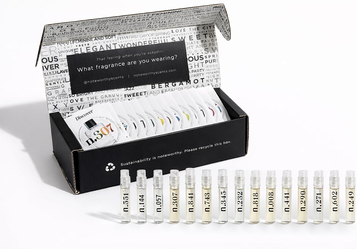 Fragrance Sampler Set | Luxury Perfume Samples | Includes Credit Toward 100ml Purchase | Notes of Vanilla, Sandalwood, Citrus & More | Cruelty-Free, Made in USA (Signature - 15 Samples)