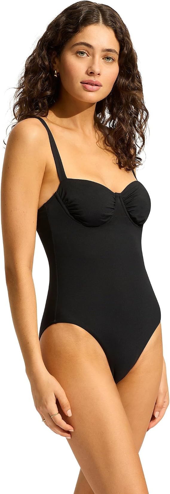 Seafolly Women's Ruched Underwire One Piece
