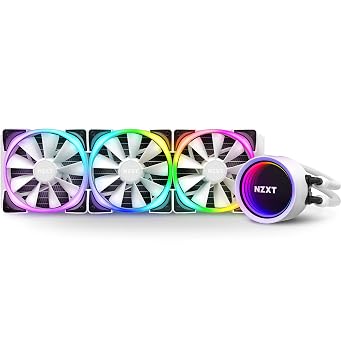 NZXT Kraken X73 RGB Black - All-in-One RGB CPU Liquid Cooler with RGB Fans - Infinity Mirror Design - Powered by CAM