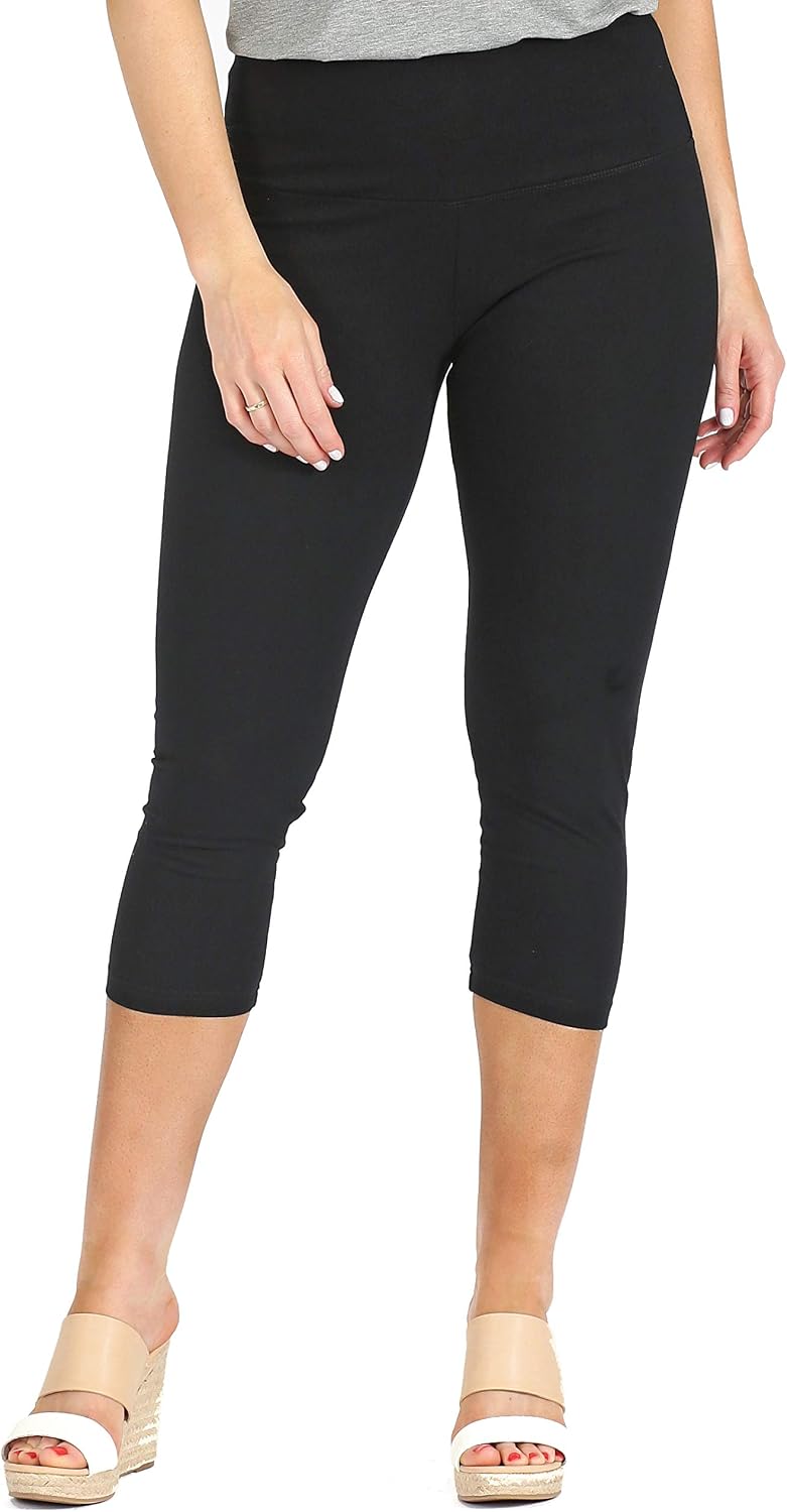 Capri Length CottonSpandex Legging 