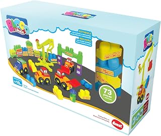 Brinquedo para Montar Mega Construção, Dismat, Multicor
