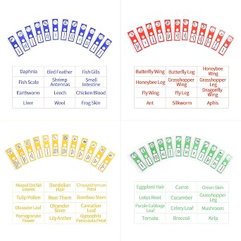 48pcs Plastic Prepared Microscope Slides