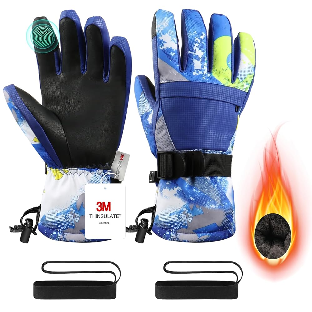 PNOSNESY Ski Gloves