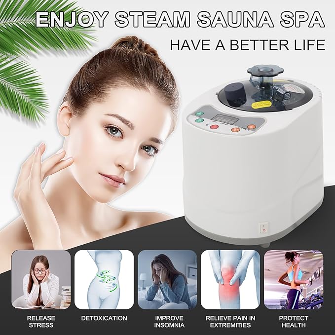 Generador de Vapor Portátil ZONEMEL 2 Litros Acero Inoxidable Control Remoto miniatura 4