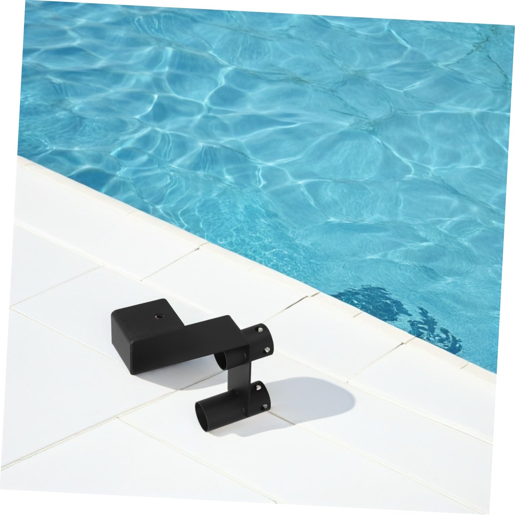 PartyKindom 2pièces Lot de Crochets pour Clôture De Piscine Supports pour Matériel De Nettoyage Crochets Robustes pour Poteaux De Piscine Et Outils De