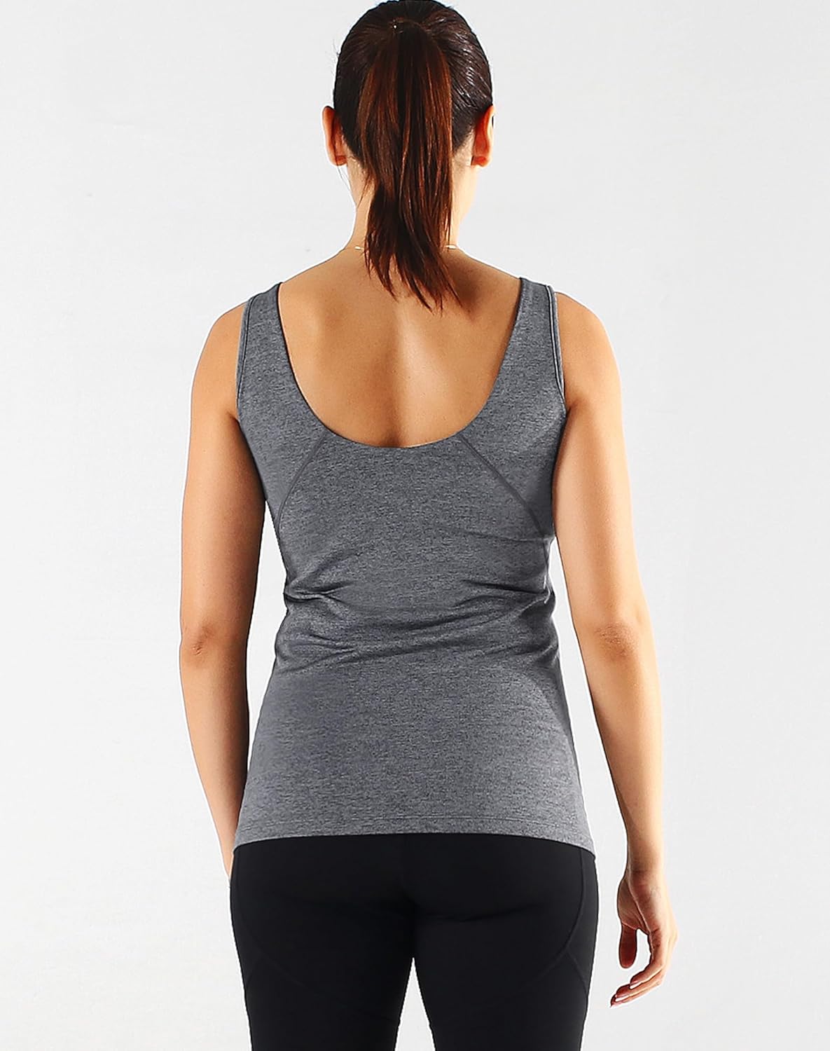 NELEUS Women's 3 Pack Compression Tank Top Support Yoga Bra with Cups Athletic Running Shirts