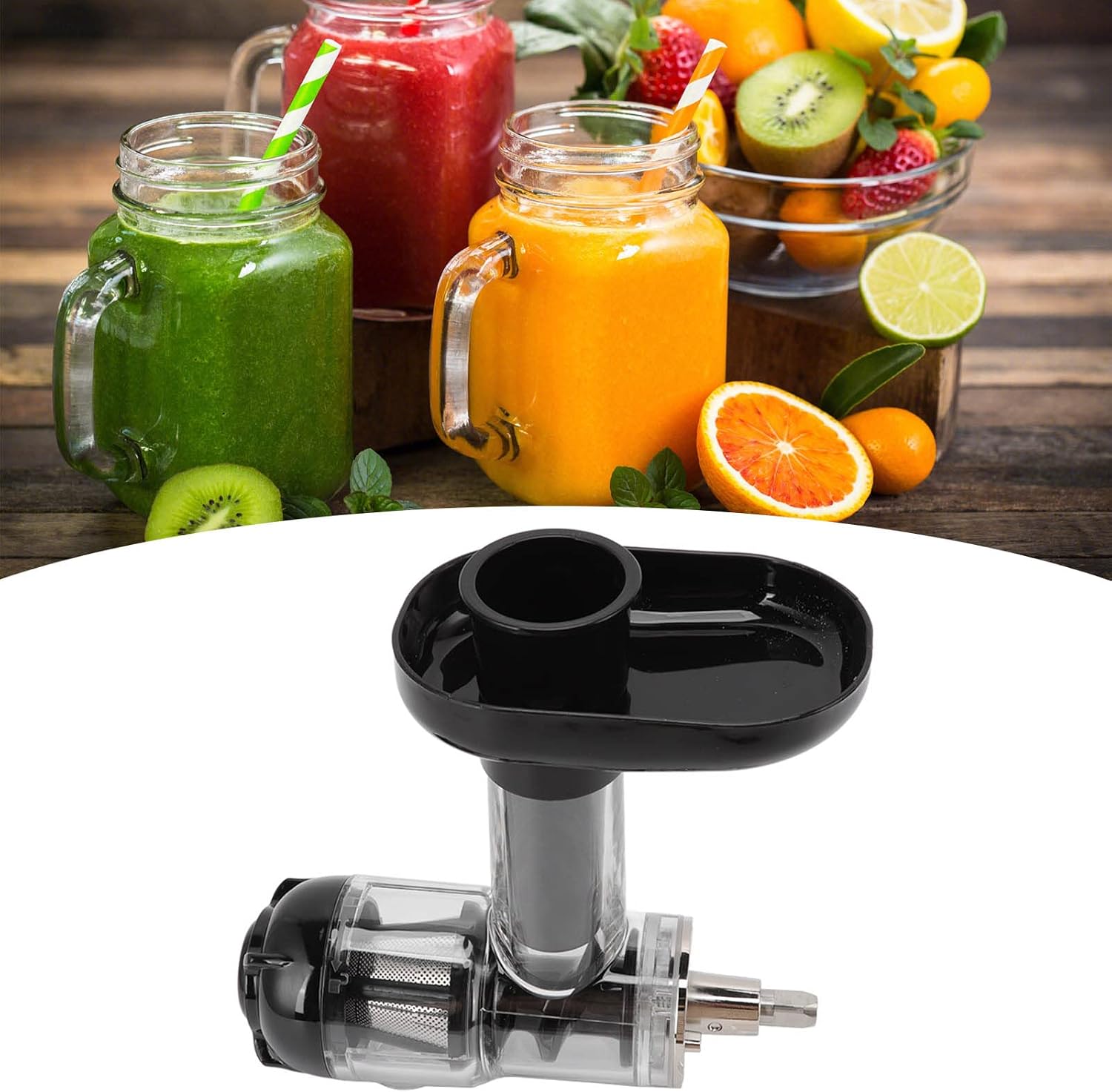 Stand Mixer Juicer Attachment Set - Higher Output Juicer Machines with Prevent Splashing Design - for Enthusiasts