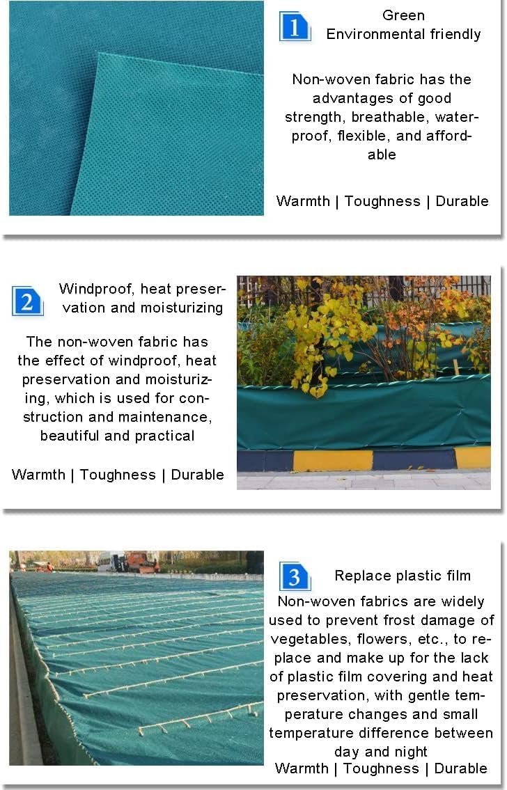 Pflanzen-Frostschutz-Abdeckung, Frostschutzbeutel, Pflanzen-Abdeckungen, Frostschutz, verbesserte Dicke, Outdoor-Pflanzenabdeckungen for den Winter, Frostschutz-Jacke, warme Decke (Größe: 0,5 x 1,5 m)