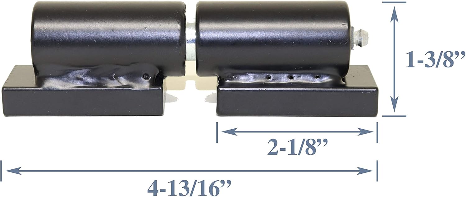 5" Steel Barrel Hinge for Driveway Gates Heavy Duty Weld on Ball Bearing (Pair)