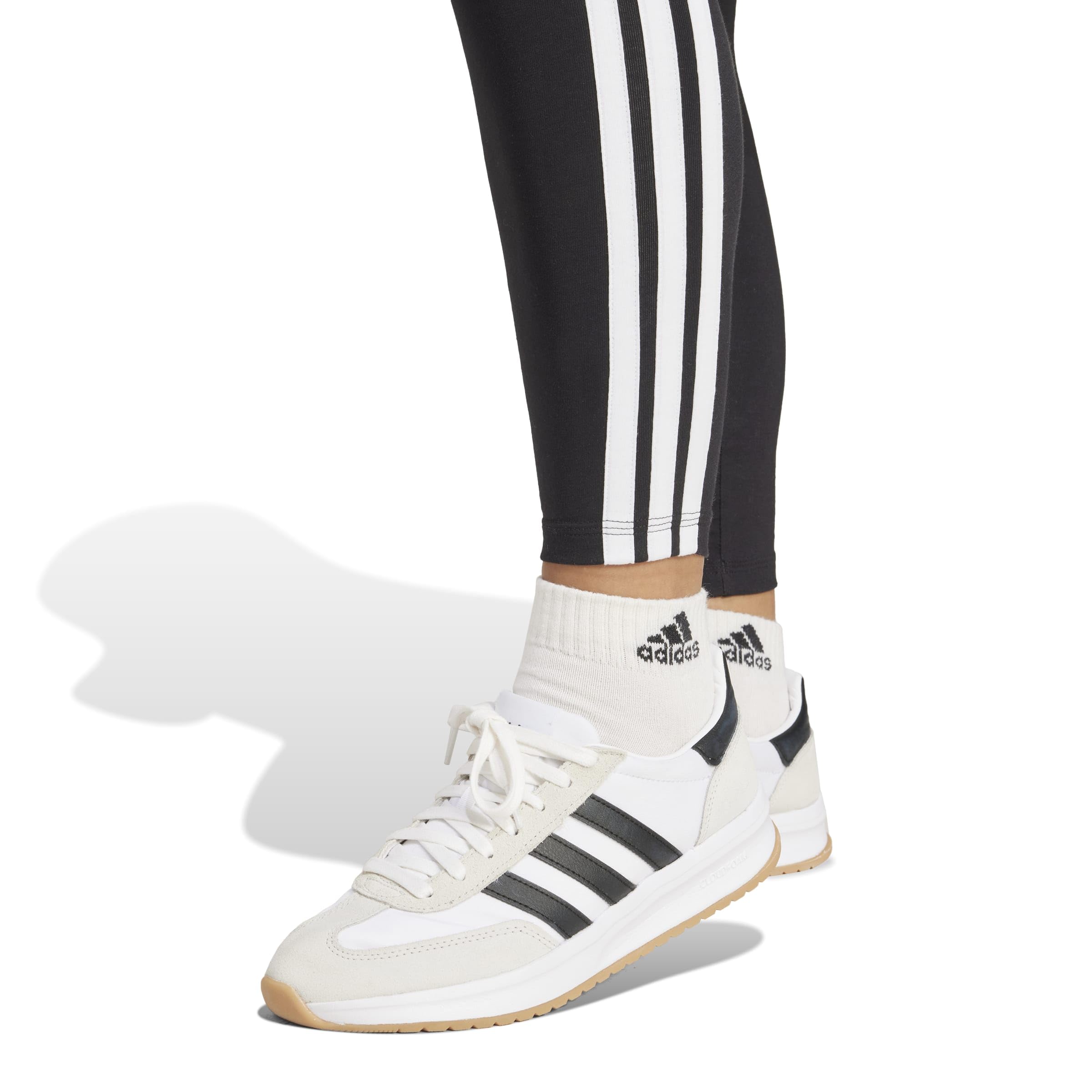 adidas Women Leggings Essentials 3-Stripes Cotton - 4