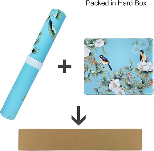 Miniatura 6 de Alfombrilla de escritorio multifuncional de piel sintética 354 pulgadas x 157 pulgadas  alfombrilla de ratón de goma 102 pulgadas x 83 pulgadas x