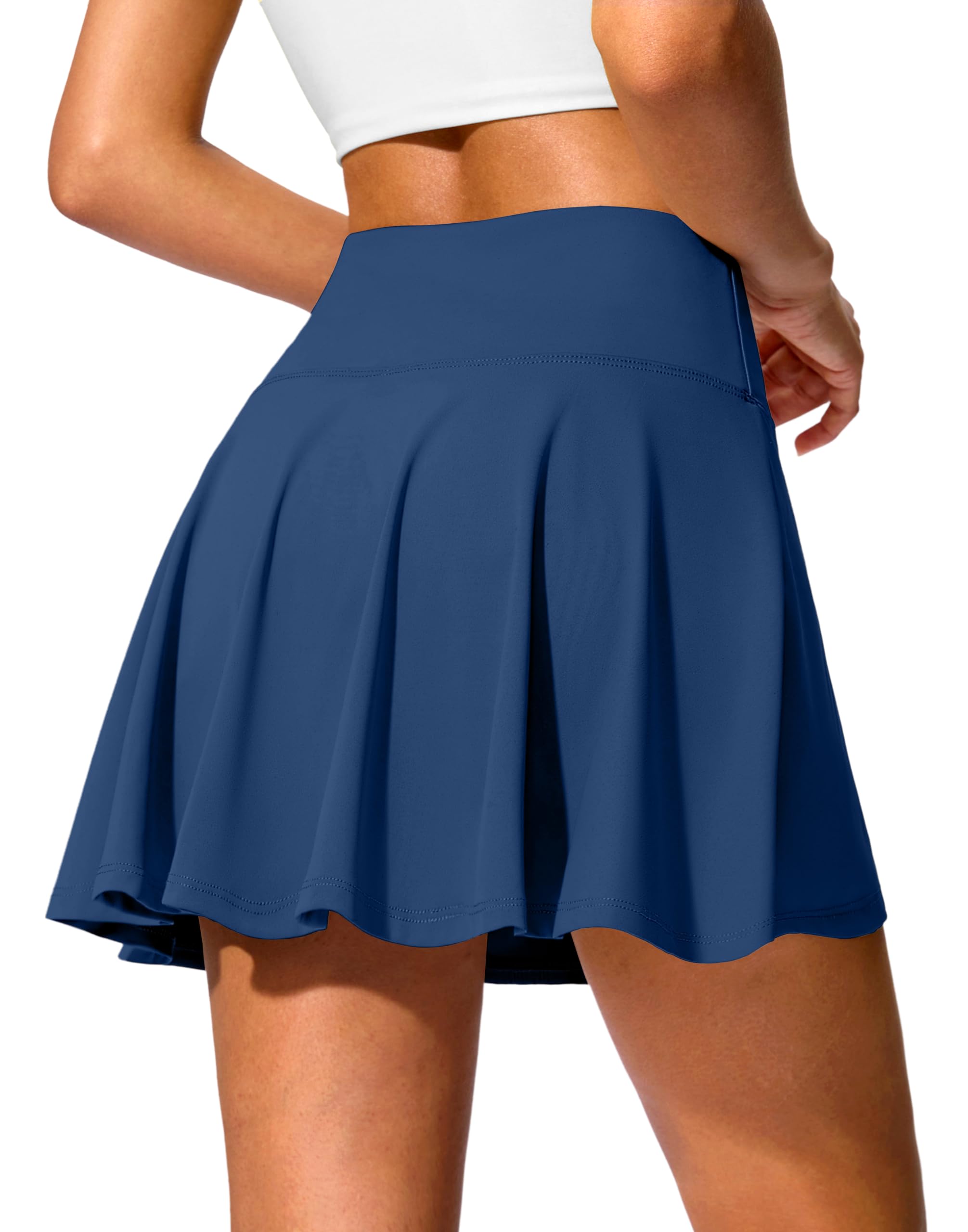 14" Tennis Skirt Golf Skorts with Pockets Tummy Control Shorts Pleated Skirts for Women Athletic Dressy Casual-image-25