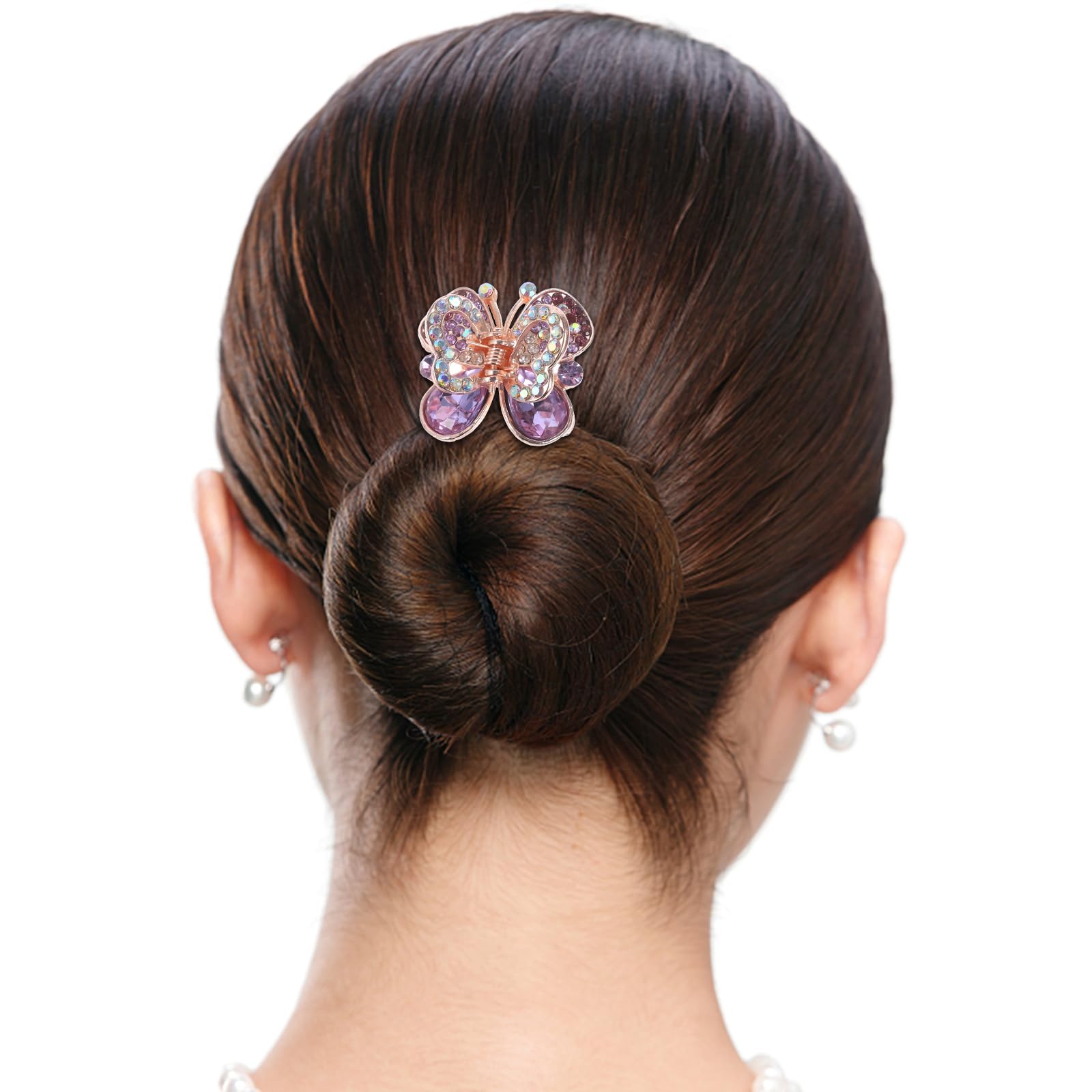 POPETPOP Butterfly Hair Clips for Women and Girls 3-Pack Medium Hair Claws Stylish Clamps for Thick and Fine Everyday Use and Special Occasions - Image 4