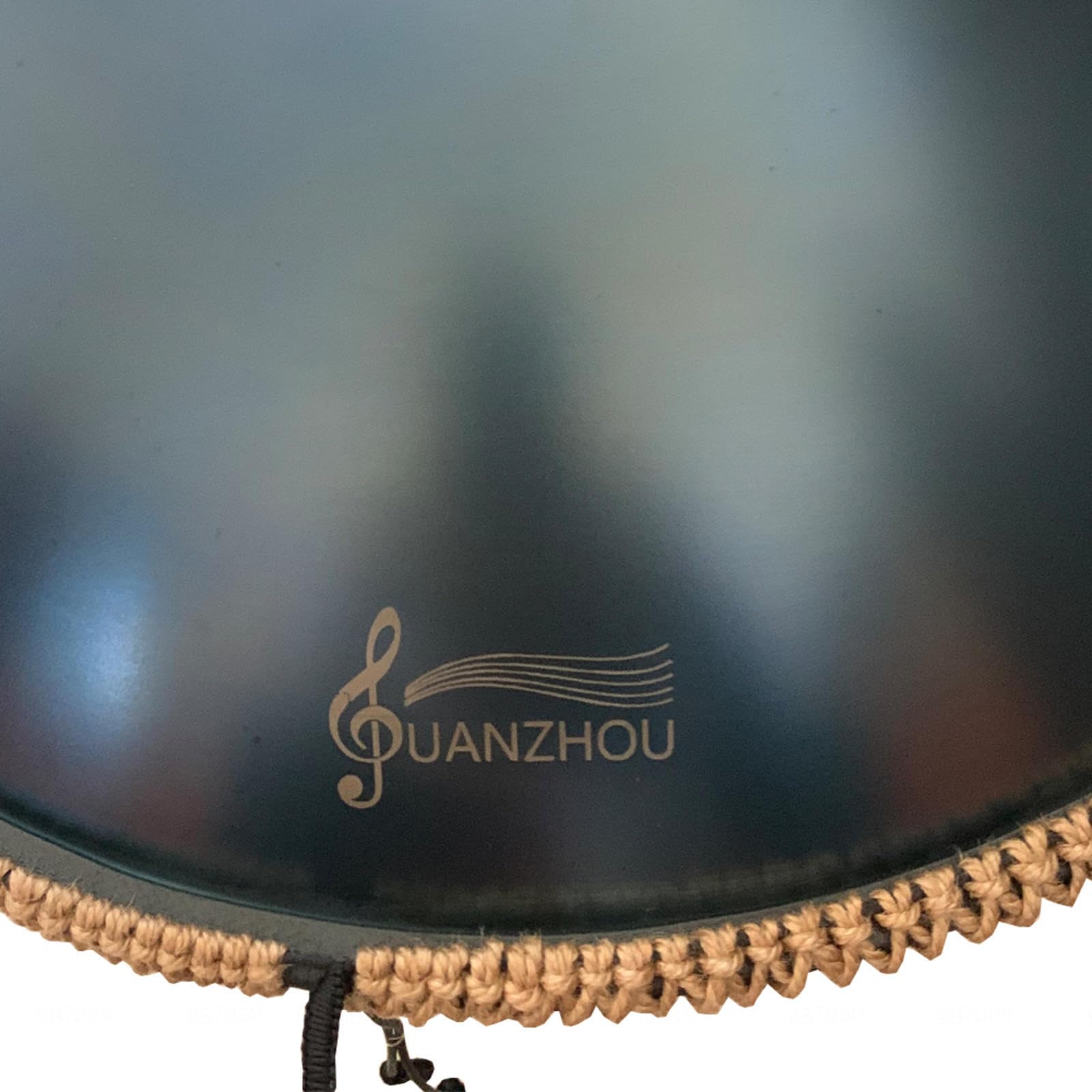 Handpan 432HZ-12Notes - Tamburo a percussione in acciaio, 22 pollici, con borsa da viaggio, colore: Argento
