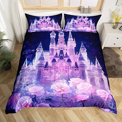 Vista 236 de Erosebridal Funda de edredón de zorro kawaii, juego de ropa de cama de zorro de dibujos animados, funda de edredón con 2 fundas de almohada para Fox