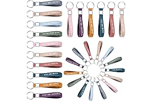 30 Pcs Inspirational Quote Keychains: A Dose of Motivation for Your Keys