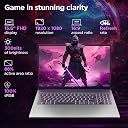 Lenovo LOQ 12th Gen Intel Core i5-12450HX 15.6" (39.6cm) 144Hz 300Nits FHD Gaming Laptop (16GB/512GB SSD/Win 11/NVIDIA RTX 3050A 4GB GDDR6/100% sRGB/Office 24/Luna Grey/1.77Kg), 83LK009VIN gallery image