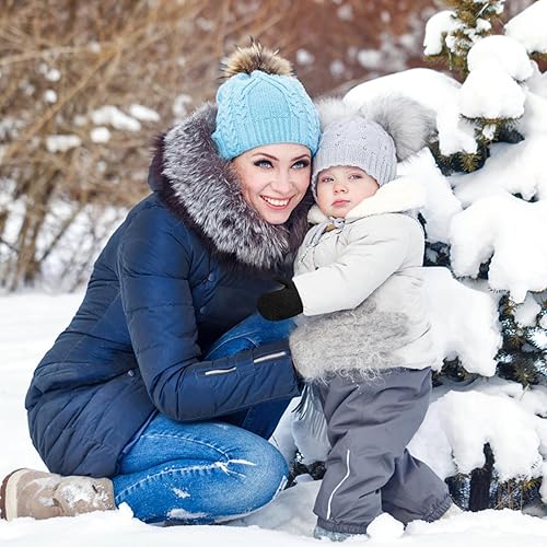 Miniatura 6 de ONESING 12 pares de mitones para bebés, guantes cálidos para recién nacidos, guantes de invierno para bebés y niñas