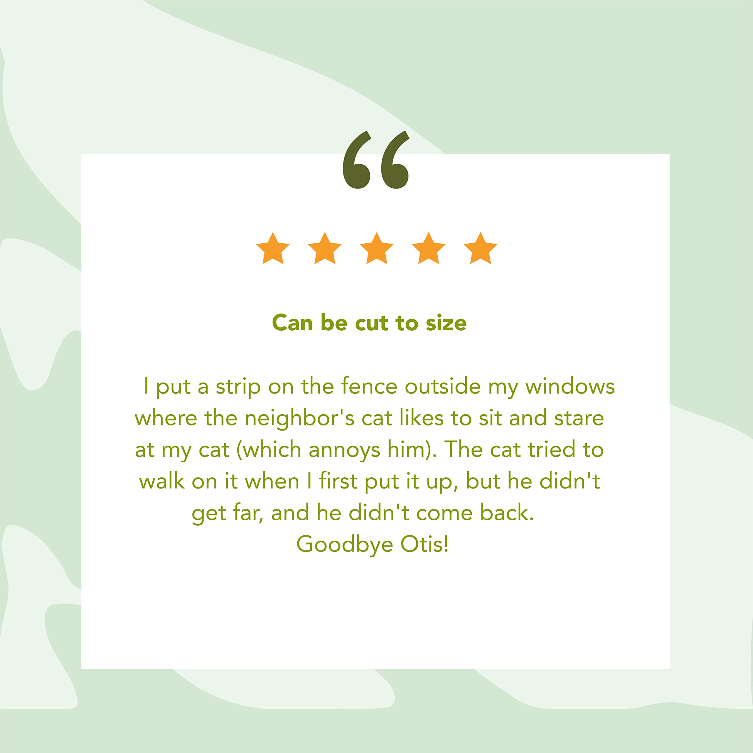 Homarden Cat Repellent Outdoor Cat Scat Mat (Set of 10) 16 X 13 Inch