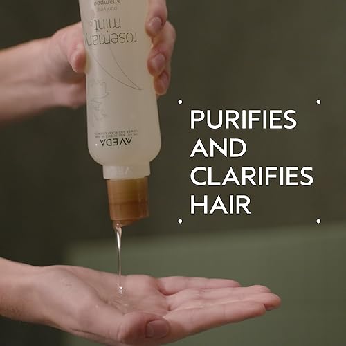 Miniatura 2 de Aveda Rosemary Mint Purifying Shampoo  Clarifying Shampoo  Adds Shine  for Normal to Oily Hair, Fine to Medium Hair Types  97% Naturally Derived*