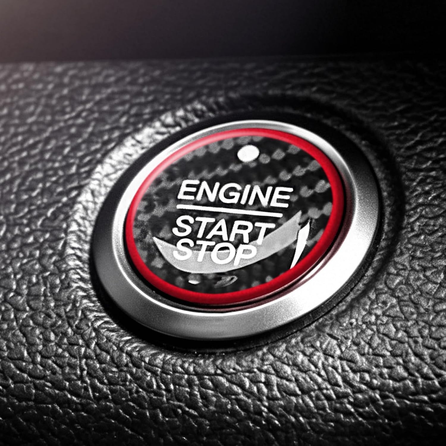BETTERHUMZ Car Engine Start Button Sticker for Ford F150 Raptor 2015-2026