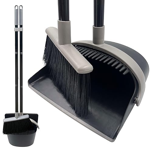 Long Handled Dustpan and Brush Set – Broom and Dustpan