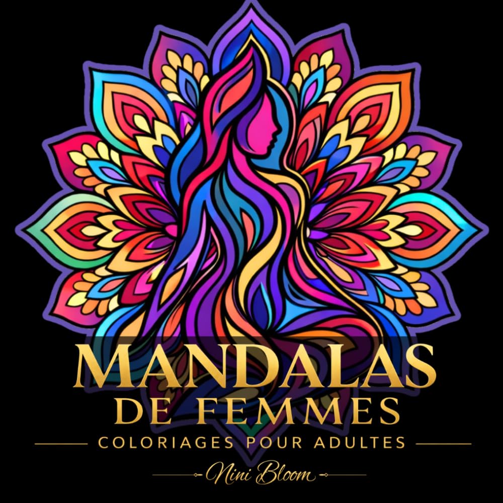 Mandalas de Femmes - Livre de Coloriage Anti-Stress pour Adultes: Silhouettes Élégantes, Courbes Inspirantes et Art Relaxant pour Beauté & Empowerment