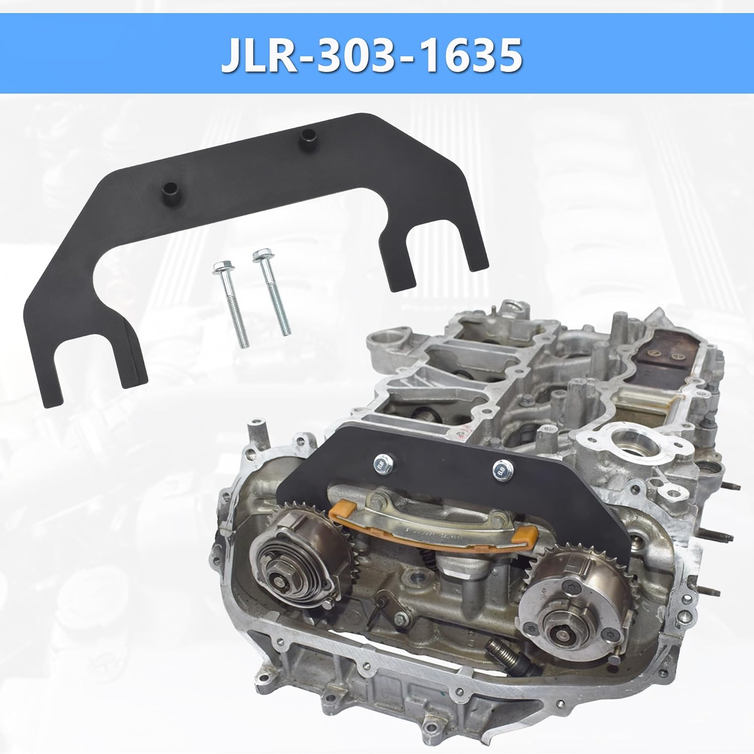 Engine Camshaft Timing Tool Kit, Compatible with Land Rover Discovery Sport Evoque 2.0T Jaguar F pace XE XF Petrol Engine, Replace JLR-303-1636 JLR-303-1635 JLR-303-1630