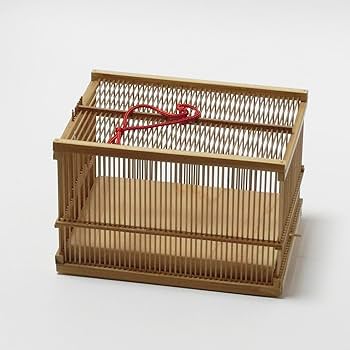 Amazon.co.jp: 伝統的工芸品 駿河竹千筋細工 虫籠 兼翠 古代