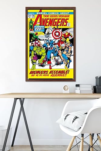 Miniatura 67 de Trends International Marvel Comics Avengers #100 - Póster de pared, 34 pulgadas de largo x 22.4 W, versión premium sin marco