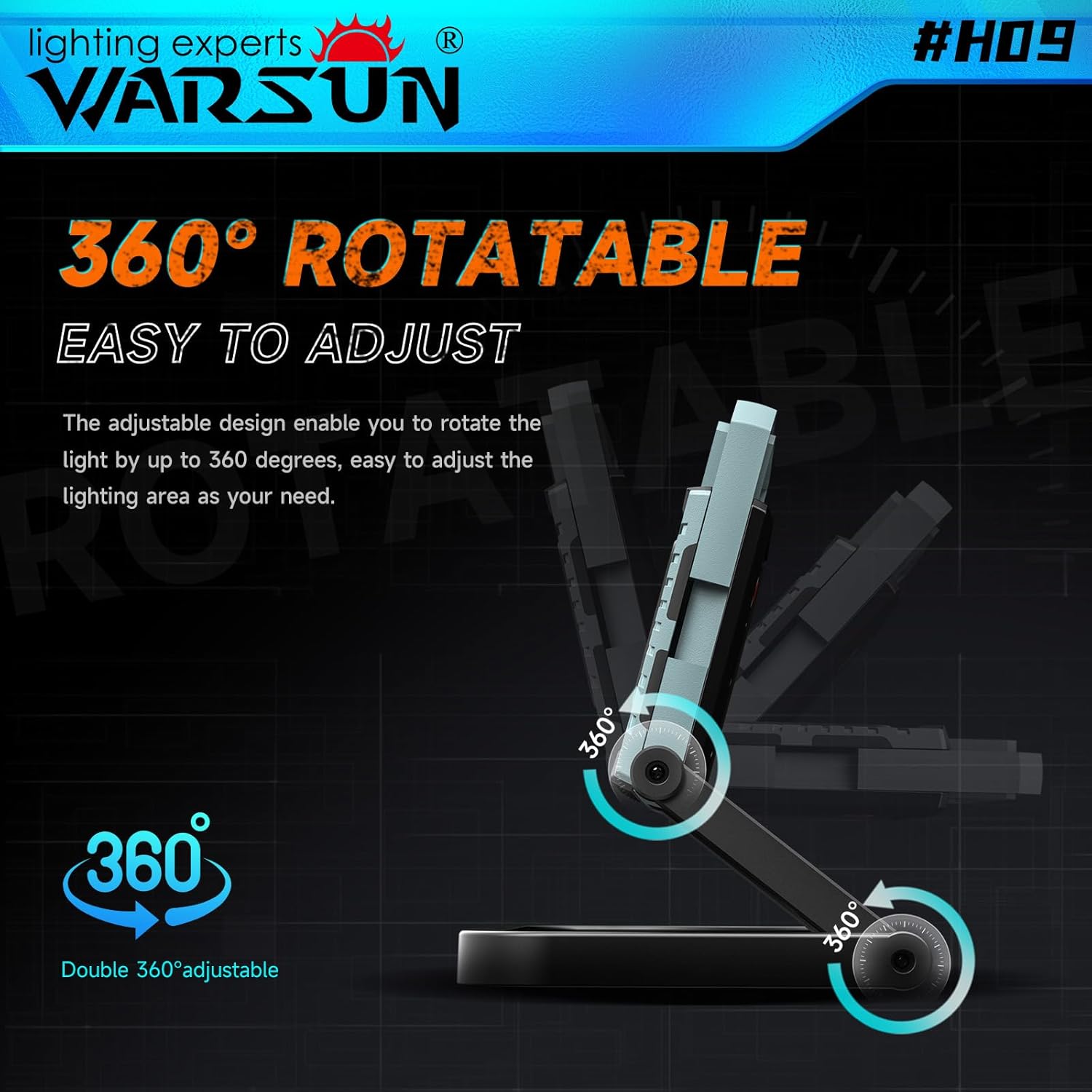 WARSUN H09 LED Work Light