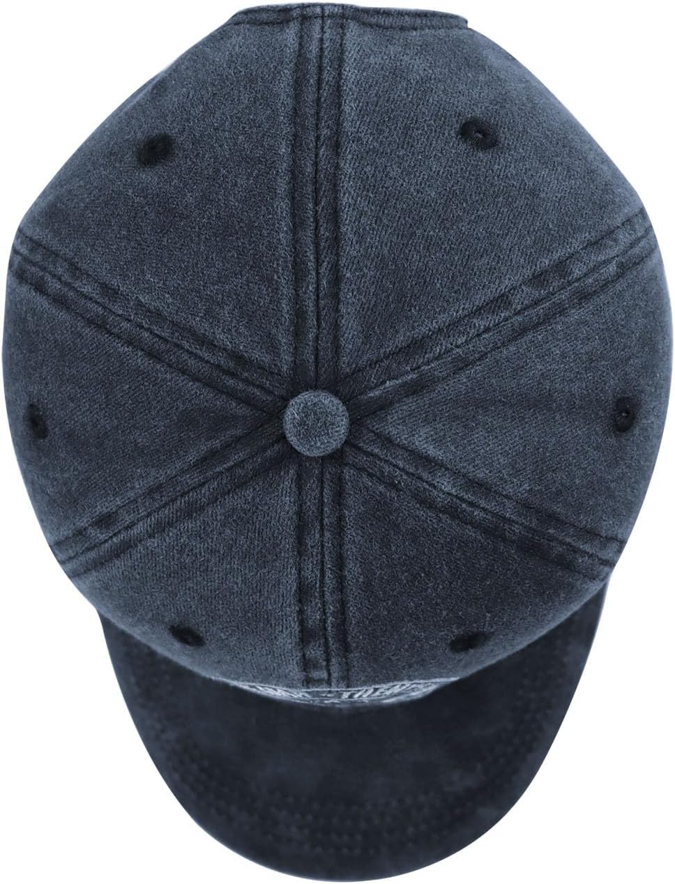 Dad The Man The Myth The Legend Hat for Men, Funny Adjustable Cotton Leather Patch Papa Baseball Cap - Image 4